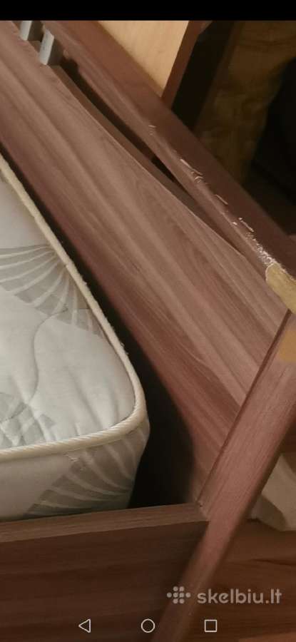 Parduodama naudota lovą su čiužiniu 65€ - nuotraukos Nr. 3