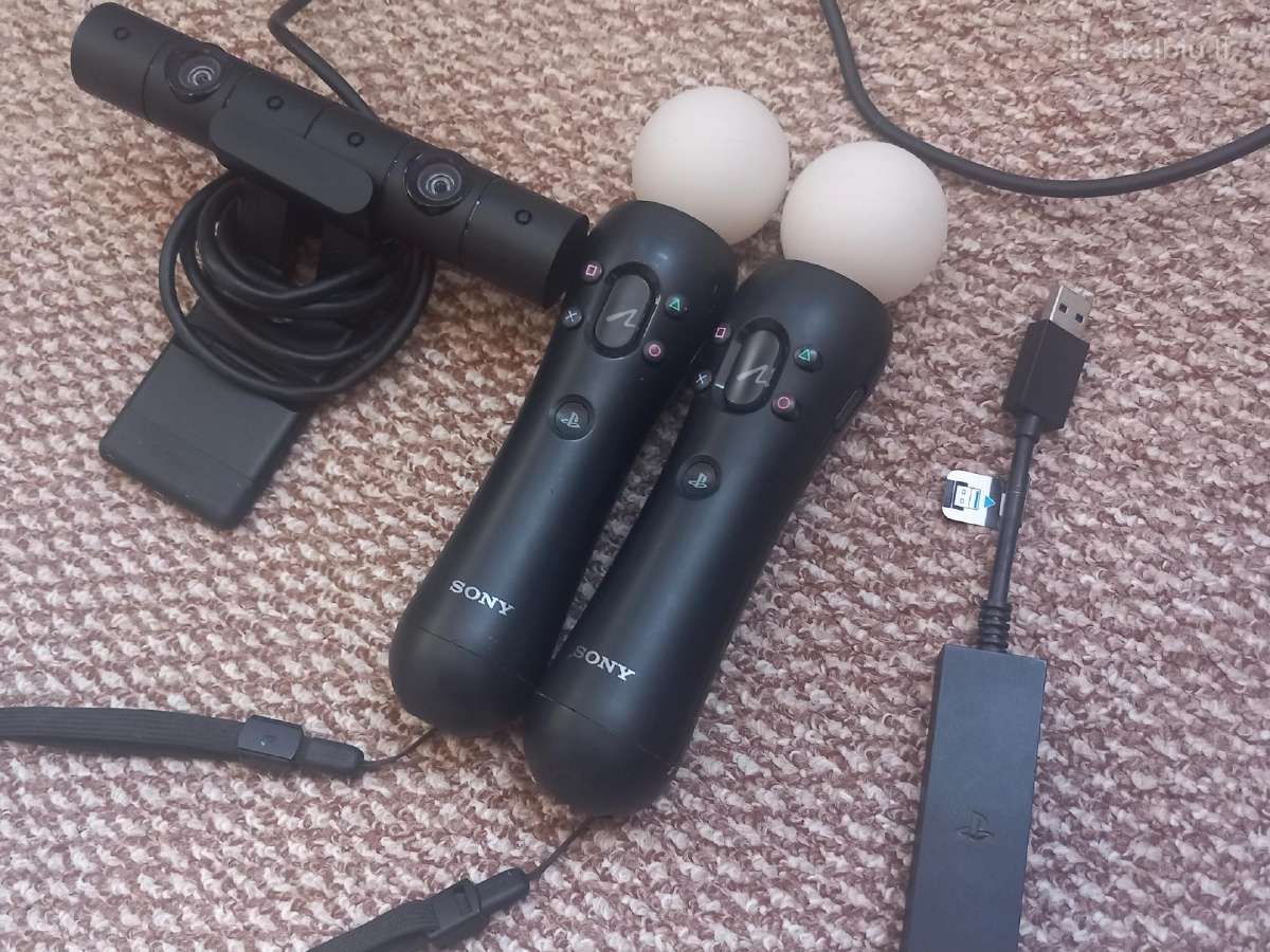 Sony ps4 kamera, adapteris, move lazdos - nuotraukos Nr. 2