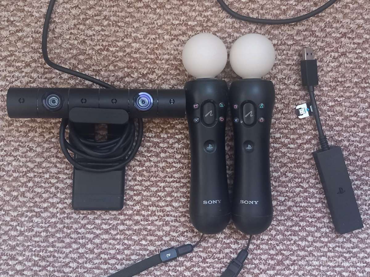 Sony ps4 kamera, adapteris, move lazdos - nuotraukos Nr. 3
