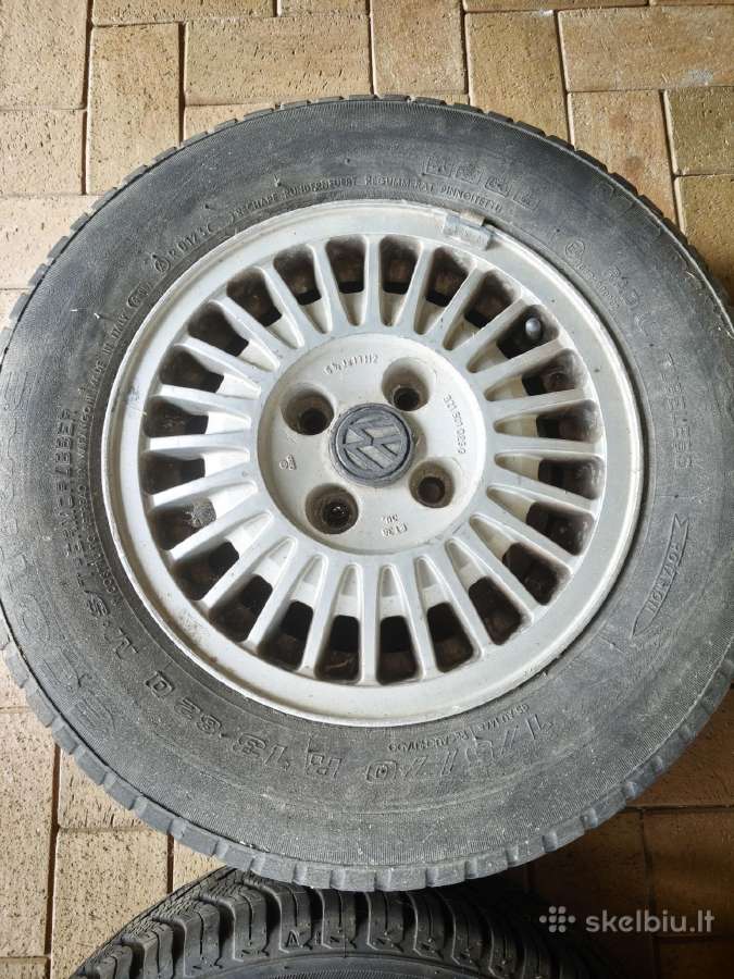 R13 aliuminiai kolekciniai ratai skirti VW ir Audi - nuotraukos Nr. 4