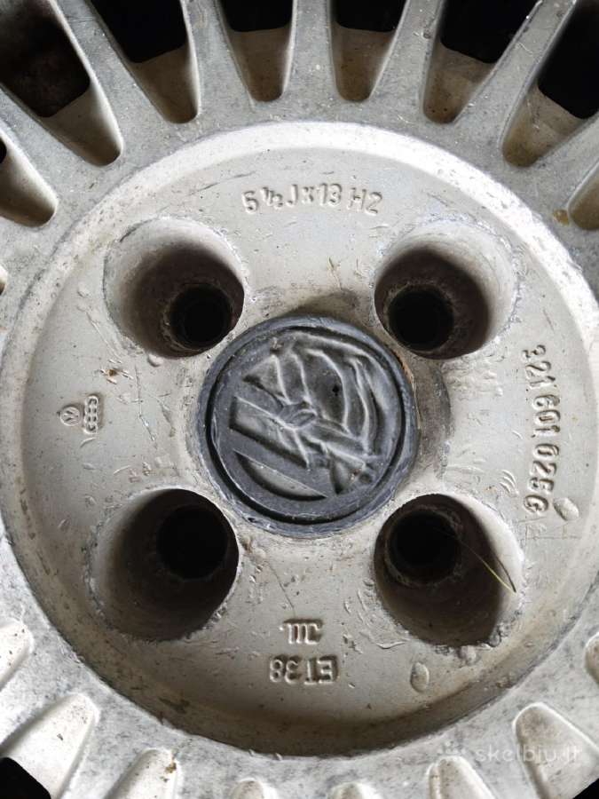 R13 aliuminiai kolekciniai ratai skirti VW ir Audi - nuotraukos Nr. 7