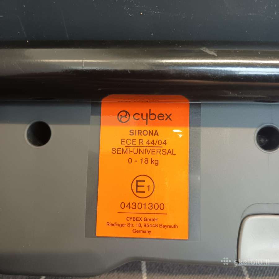 Auto kedute cybex sirona su isofix + dovana - nuotraukos Nr. 8