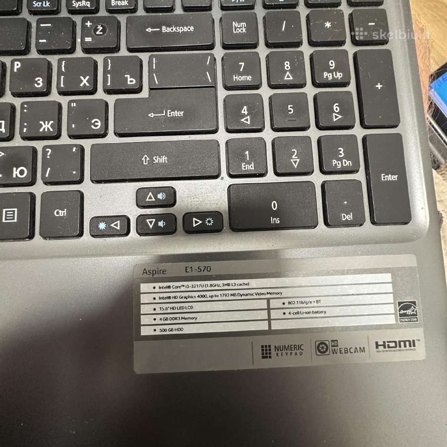 Laptopai 6 vnt - nuotraukos Nr. 5