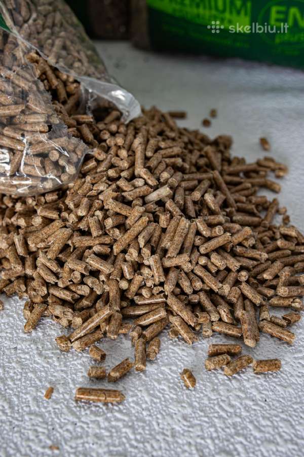 Medžio Granulė 6mm paletemis ir didmaišiuose - nuotraukos Nr. 2