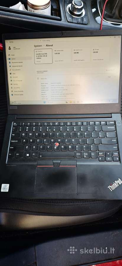 Parduodu Lenovo Thinkpad e14 i5-10210u 8gb 240gb - nuotraukos Nr. 3