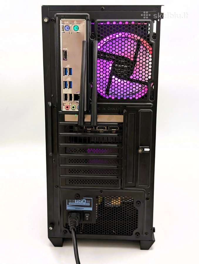 Gaming Pc Ryzen 5 /16gb/250ssd+640hdd/rtx2080 8gb - nuotraukos Nr. 8