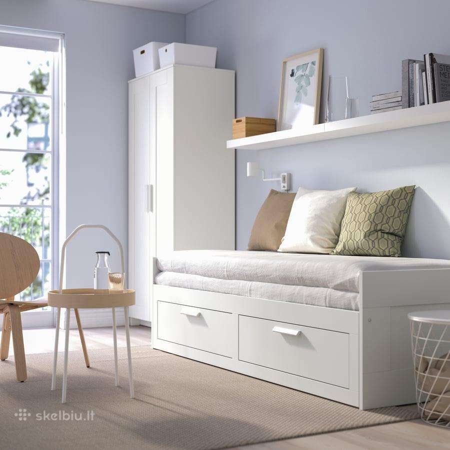 Ikea Brimnes išskleidžiama lova - nuotraukos Nr. 3