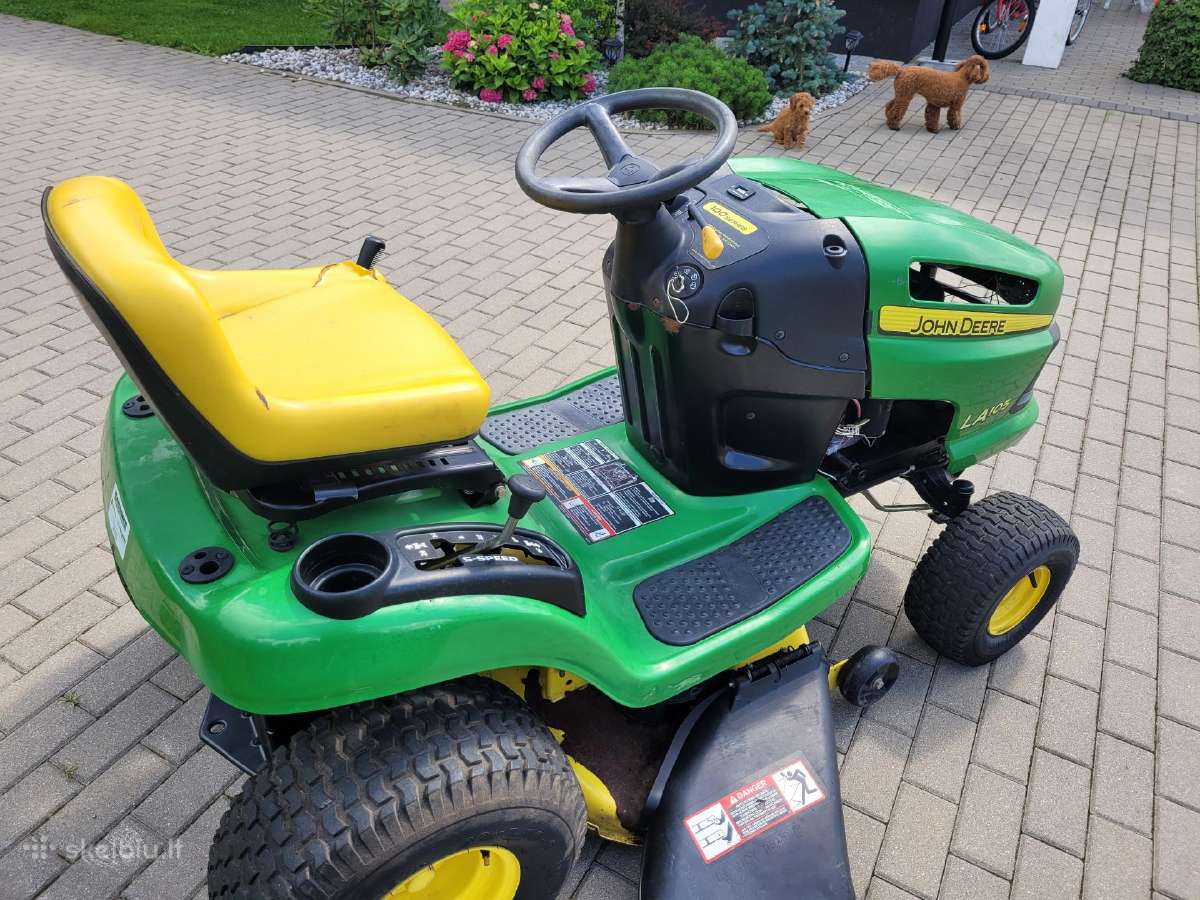 John deere sodo traktoriukas - nuotraukos Nr. 3