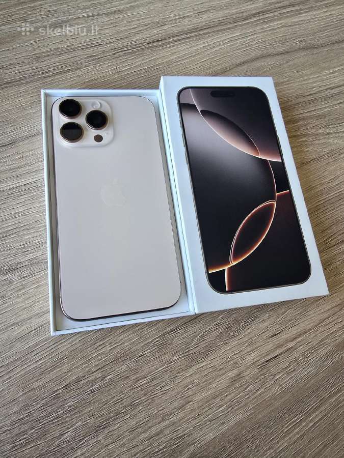 iPhone 16 Pro Max 256gb 100% Battery - nuotraukos Nr. 3
