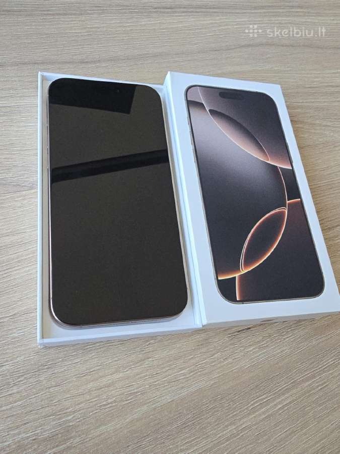 iPhone 16 Pro Max 256gb 100% Battery - nuotraukos Nr. 4