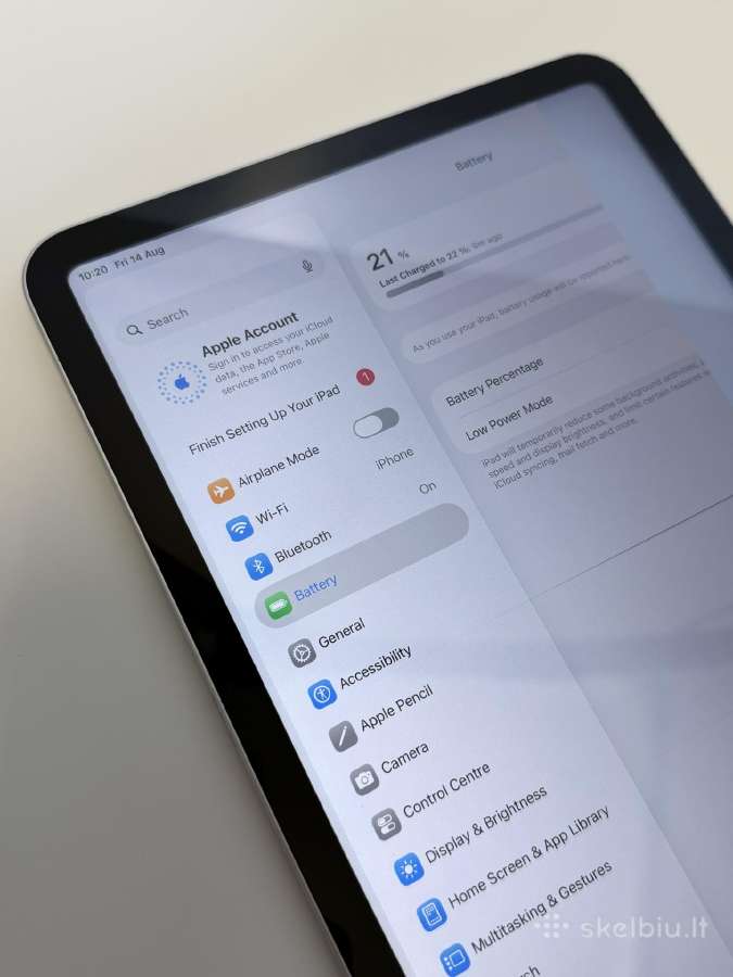 iPad 10th 2022 - nuotraukos Nr. 5