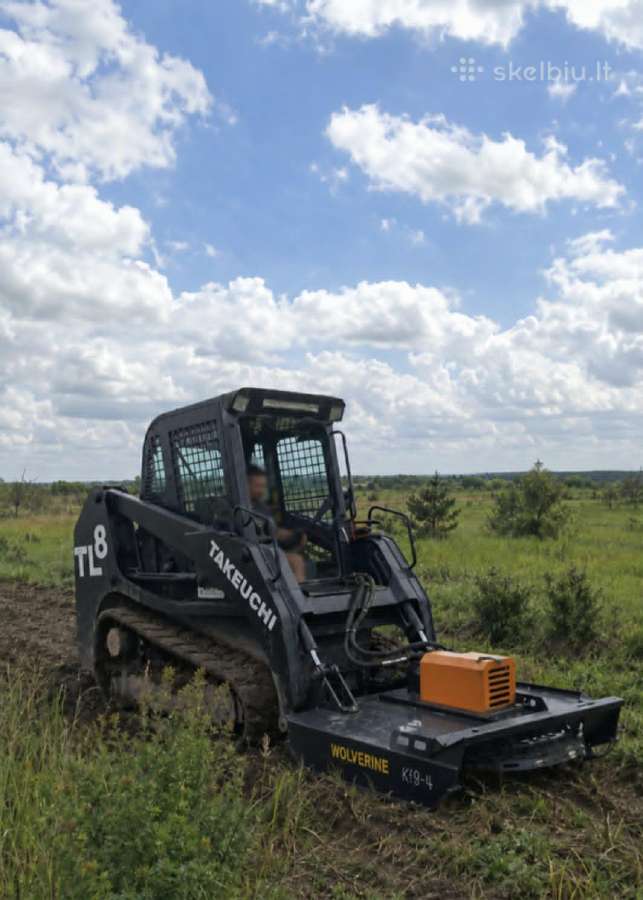 Bobcat, mini ekskavatorius ir krovinių pervežimas - nuotraukos Nr. 3