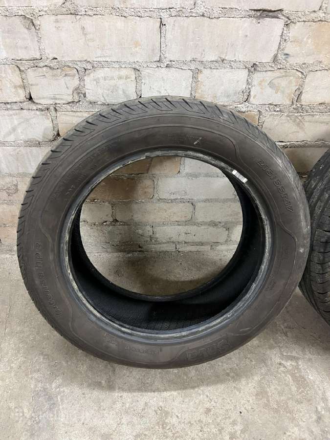 Dvi padangos 215/55/r17 Sava ir dvi Bridgestone - nuotraukos Nr. 9