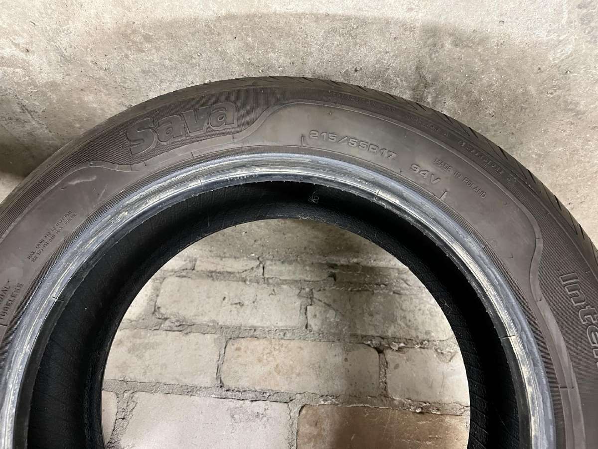 Dvi padangos 215/55/r17 Sava ir dvi Bridgestone - nuotraukos Nr. 11