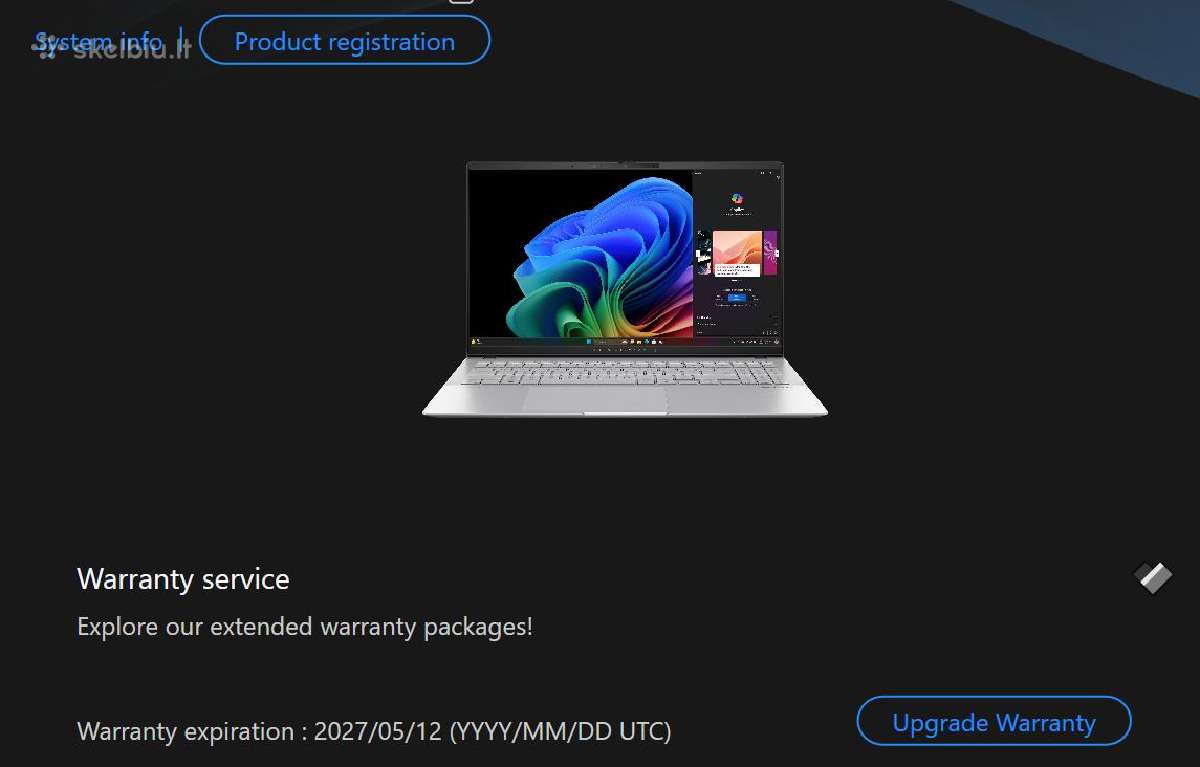 Asus Vivobook S15 su garantija - nuotraukos Nr. 5