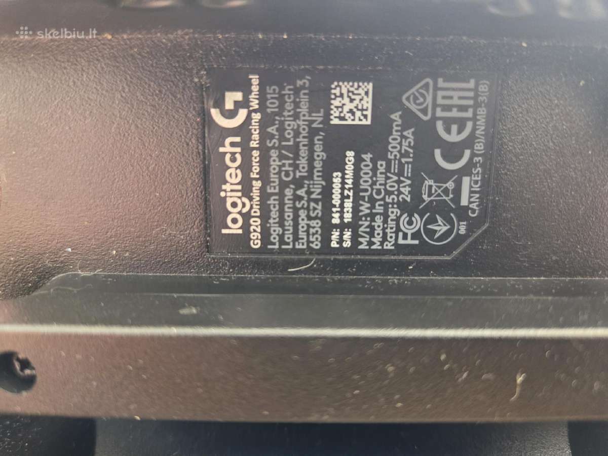 Logitech G920 Driving Force vairas – Xbox / Pc - nuotraukos Nr. 4
