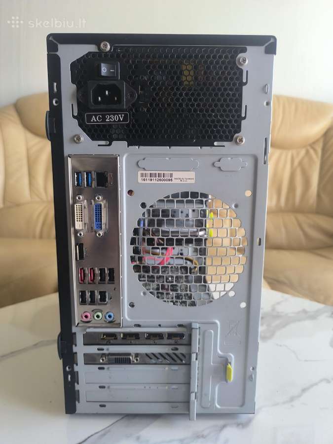 Pc lengviems žaidimam Intel I7, 16ram, Rx570, 1tb - nuotraukos Nr. 3