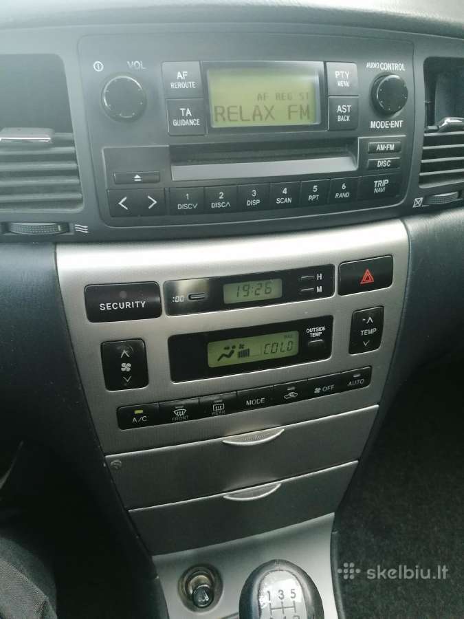 Parduodu Toyota Corrola - nuotraukos Nr. 15