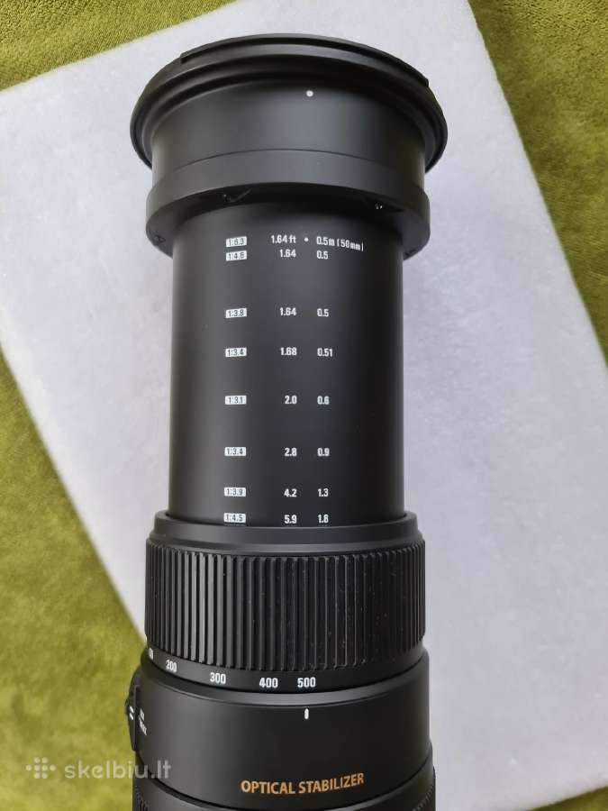 Sigma Dg 50-500 1:4.5-6.3 Apo Hsm Nikon - nuotraukos Nr. 11