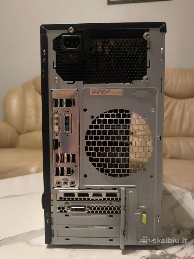 Pc lengviems žaidimam Intel I7, 16ram, nvidia 1060 - nuotraukos Nr. 3