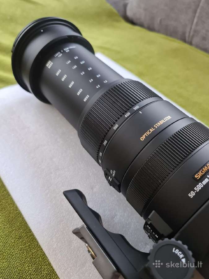 Sigma Dg 50-500 1:4.5-6.3 Apo Hsm Nikon - nuotraukos Nr. 3
