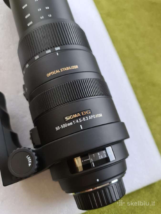 Sigma Dg 50-500 1:4.5-6.3 Apo Hsm Nikon - nuotraukos Nr. 6