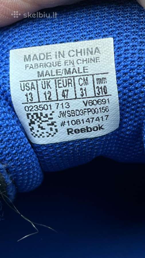 Reebok vyriški kedai 47 dydžio - nuotraukos Nr. 6