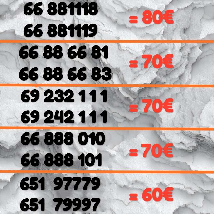 Gražus VIP numeris 060606 999 800800 ir daug kitų - nuotraukos Nr. 4