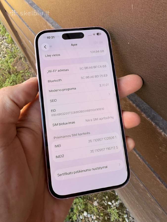 iPhone 15 Idealus - nuotraukos Nr. 7