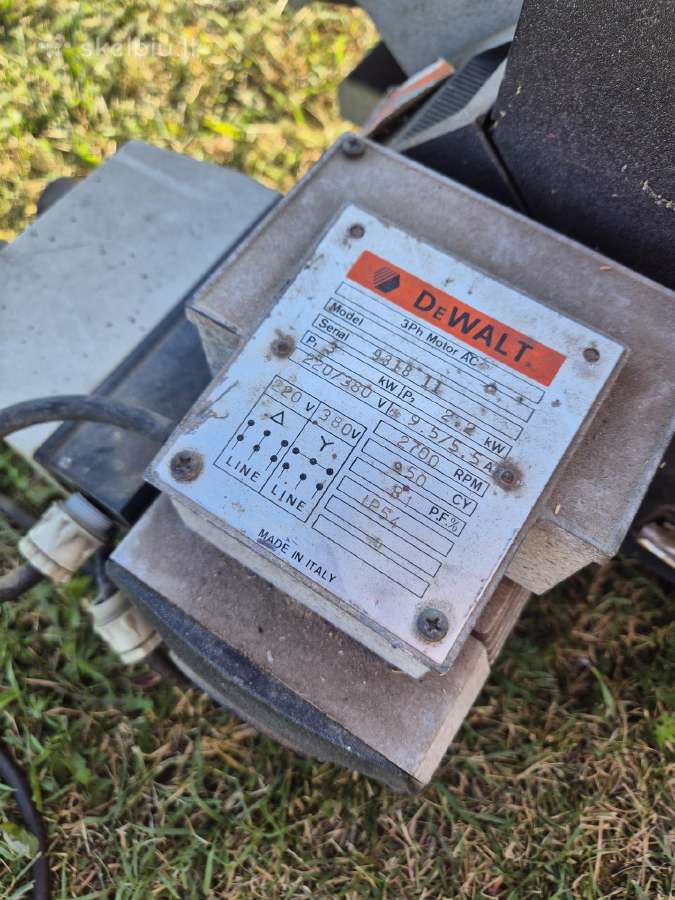 Dewalt Dw1150 obliavimo–reismusavimo staklės - nuotraukos Nr. 12