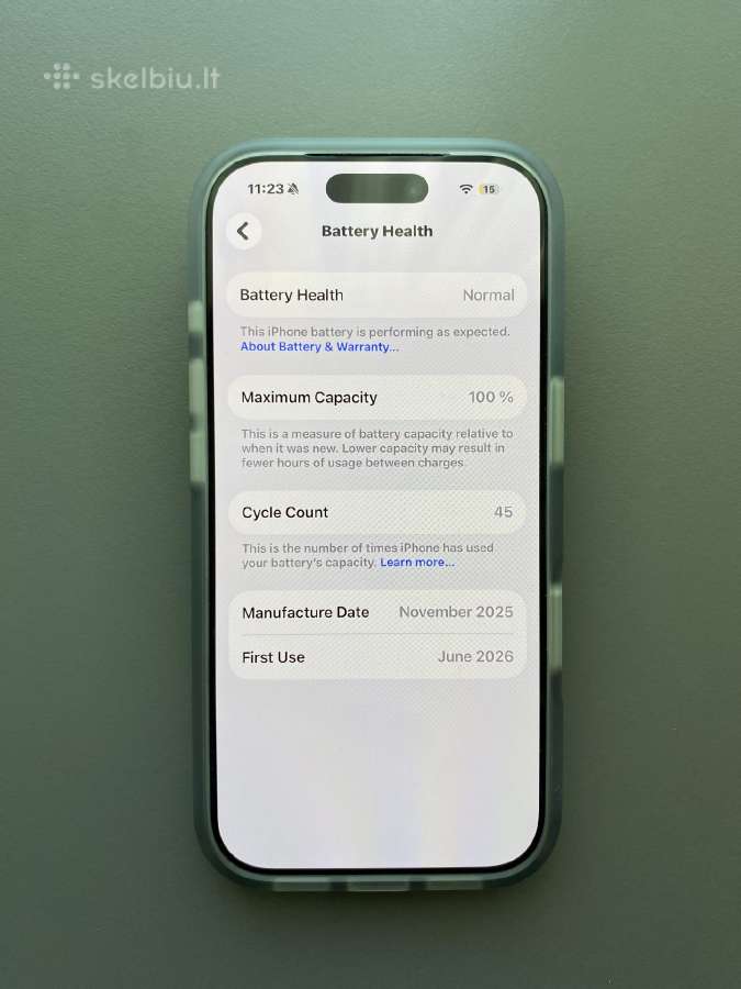 iPhone 17 pro, 256gb Deep Blue, esim only - nuotraukos Nr. 4