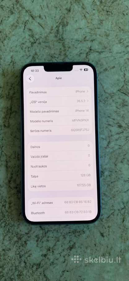 Apple iPhone 14 su 128gb - nuotraukos Nr. 8