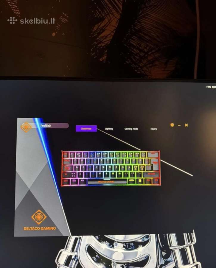 Klaviatūra Deltaco Gaming, Gam-075-w-us - nuotraukos Nr. 6