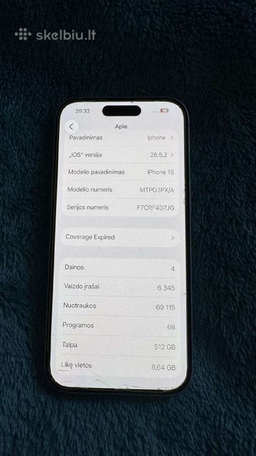iPhone 15 512gb - nuotraukos Nr. 2