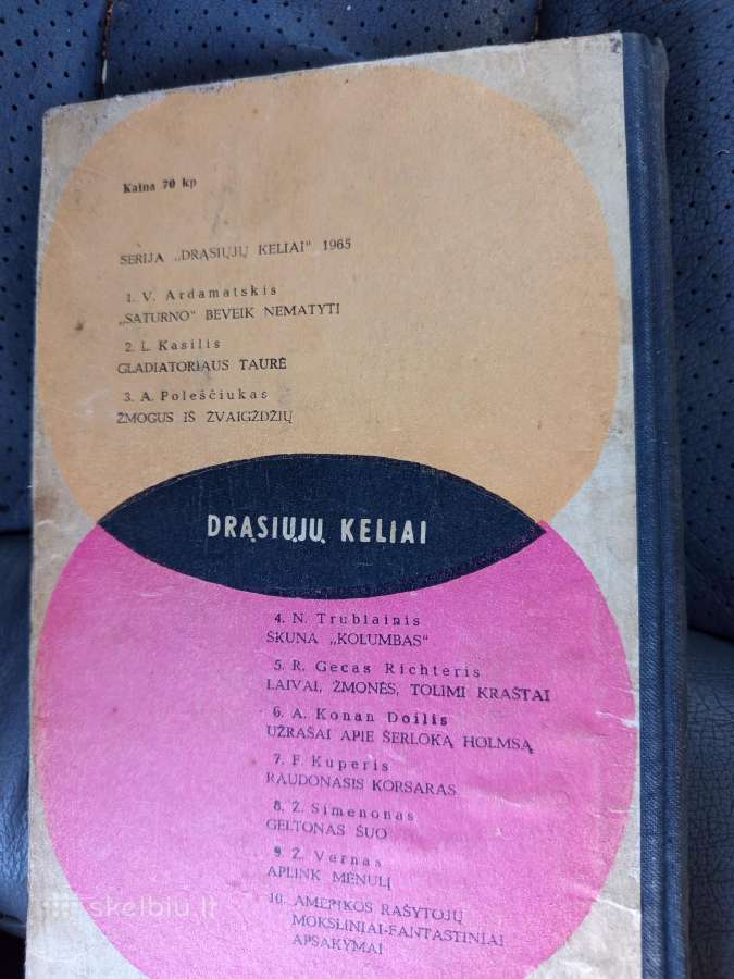 Knyga geltonas šuo iš serijo drasiuju keliai 1965 - nuotraukos Nr. 2