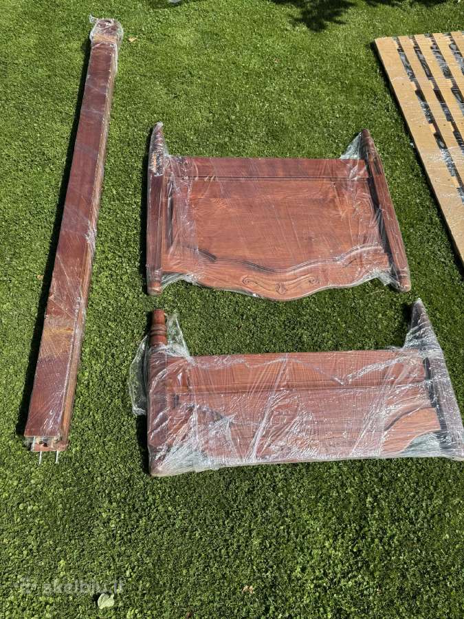 Viengulė medinė lova 90x200 cm su Dormeo čiužiniu - nuotraukos Nr. 7