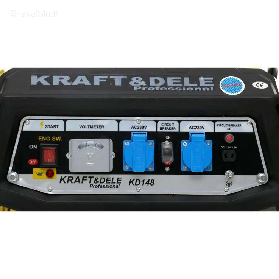 Kraft&dele Kd149 3,5 kw generatorius (ekspozicinė) - nuotraukos Nr. 3