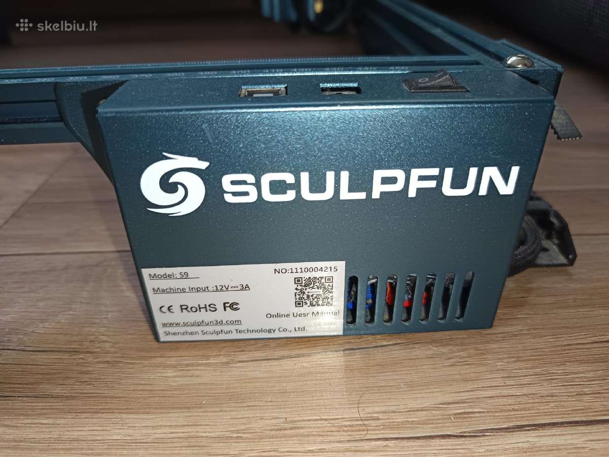 Sculpfun S9 lazerinio graviravimo įrenginys - nuotraukos Nr. 11
