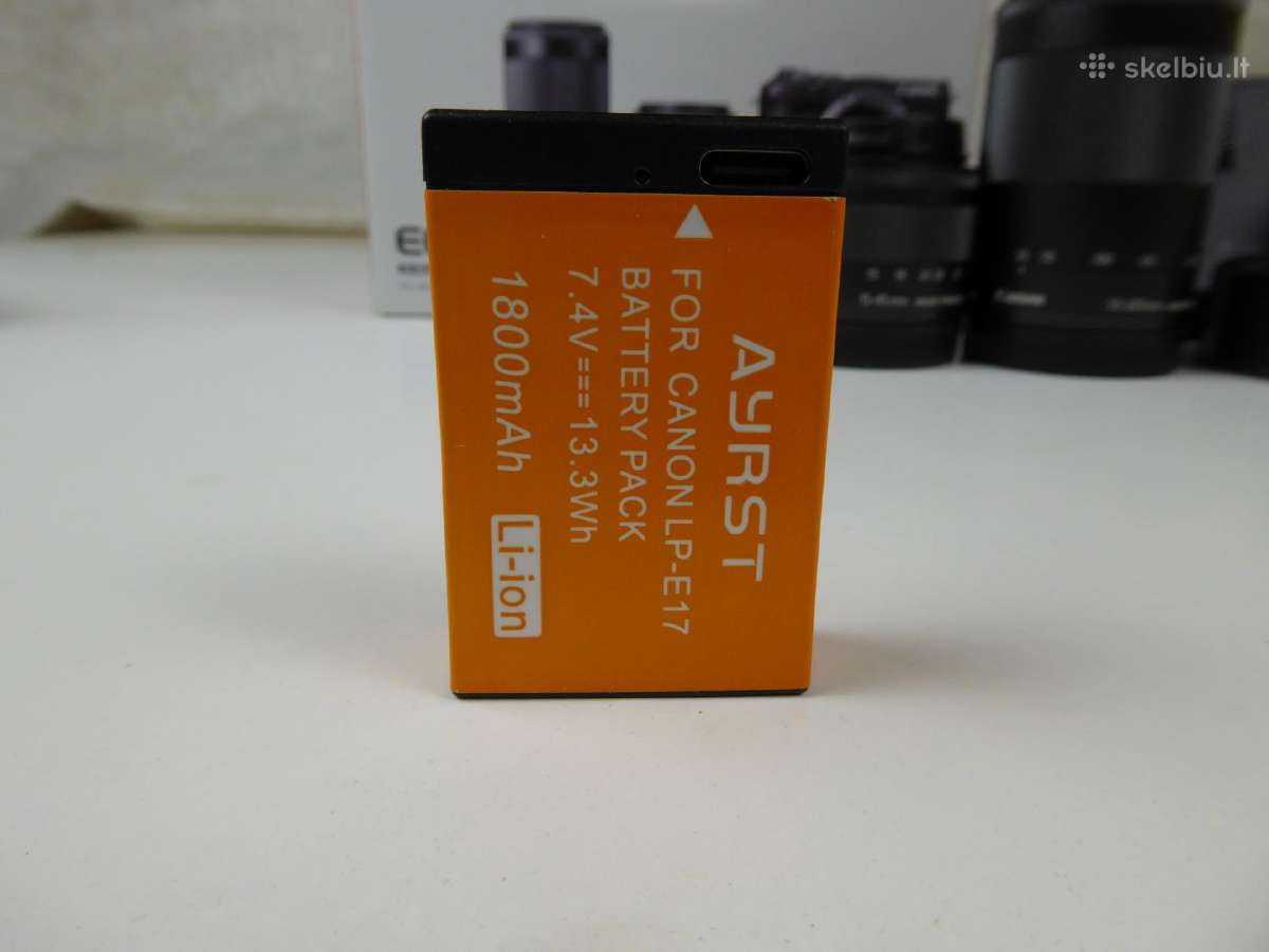 Canon M6 komplektas - nuotraukos Nr. 6