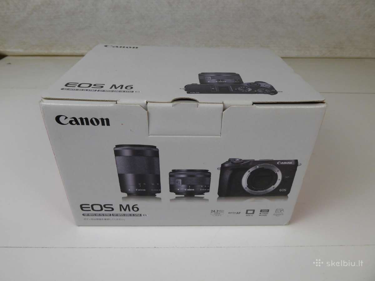 Canon M6 komplektas - nuotraukos Nr. 18