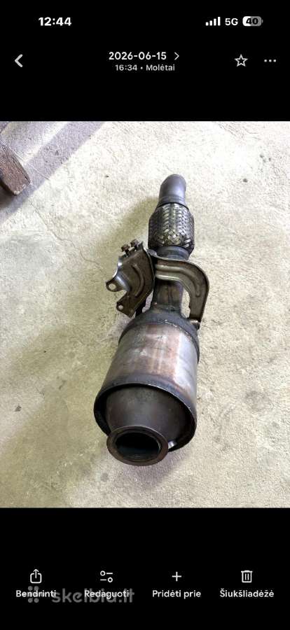 Dpf katalizatorius bmw 1 m47 2.0 dizelio 120kw - nuotraukos Nr. 3