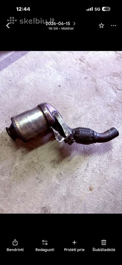 Dpf katalizatorius bmw 1 m47 2.0 dizelio 120kw - nuotraukos Nr. 4