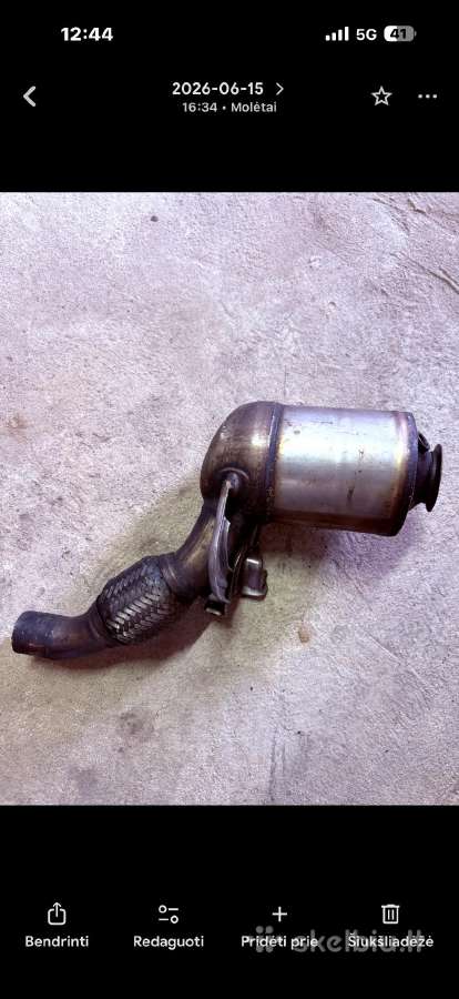 Dpf katalizatorius bmw 1 m47 2.0 dizelio 120kw - nuotraukos Nr. 5