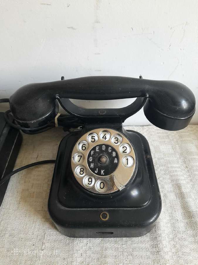 Bakelitinis telefonas, rageliai, detalės - nuotraukos Nr. 2