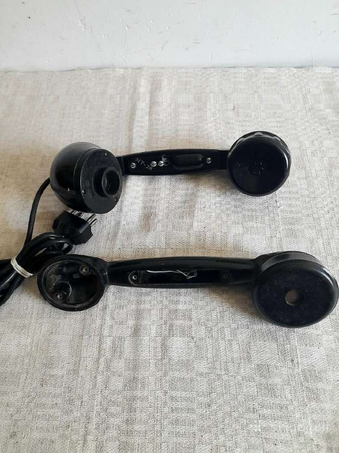 Bakelitinis telefonas, rageliai, detalės - nuotraukos Nr. 8