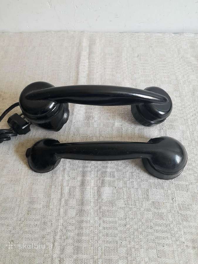 Bakelitinis telefonas, rageliai, detalės - nuotraukos Nr. 9