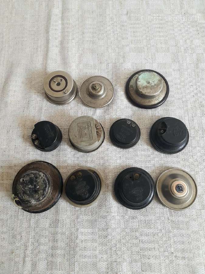 Bakelitinis telefonas, rageliai, detalės - nuotraukos Nr. 11
