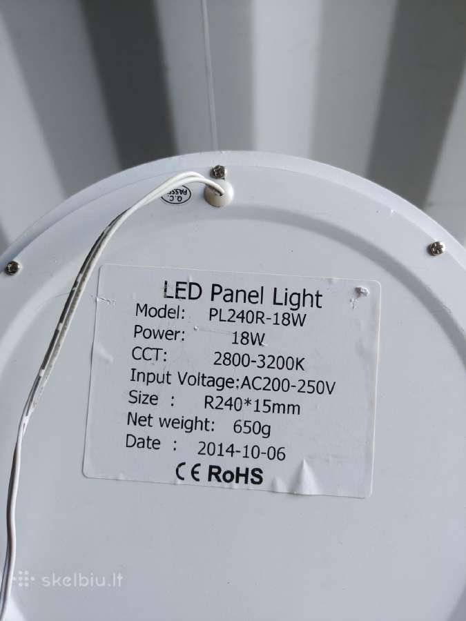 LED panelės, šviestuvai naudoti - nuotraukos Nr. 3