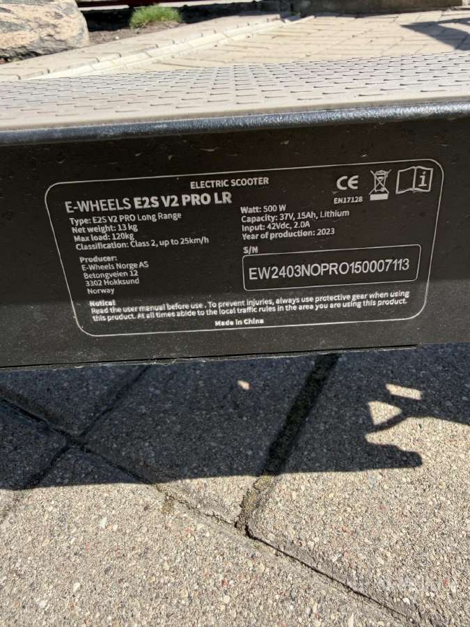 Elektrinis paspirtukas E-wheels E2s V2 Pr - nuotraukos Nr. 4