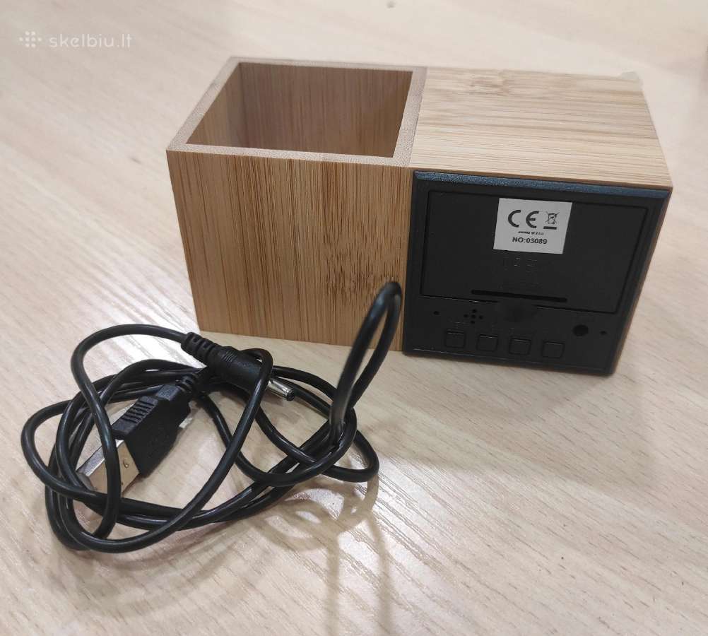 Elektronis laikrodis su termometru ir Žadintuvu - nuotraukos Nr. 2